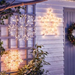 Silver North Star LED Christmas Light Decoration - Small 5 Silver North Star LED Christmas Light Decoration - Small -Yankee Candle Shop 12839539 1594833196908063