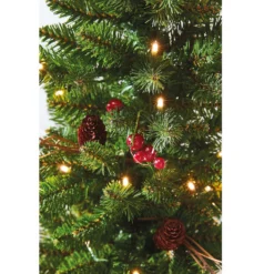 5ft Pre-lit / Pre-Decorated Berries Pot Christmas Tree -Yankee Candle Shop 12840308 1044884177466986