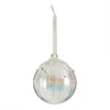 Iridescent Jewels Glass Christmas Tree Bauble