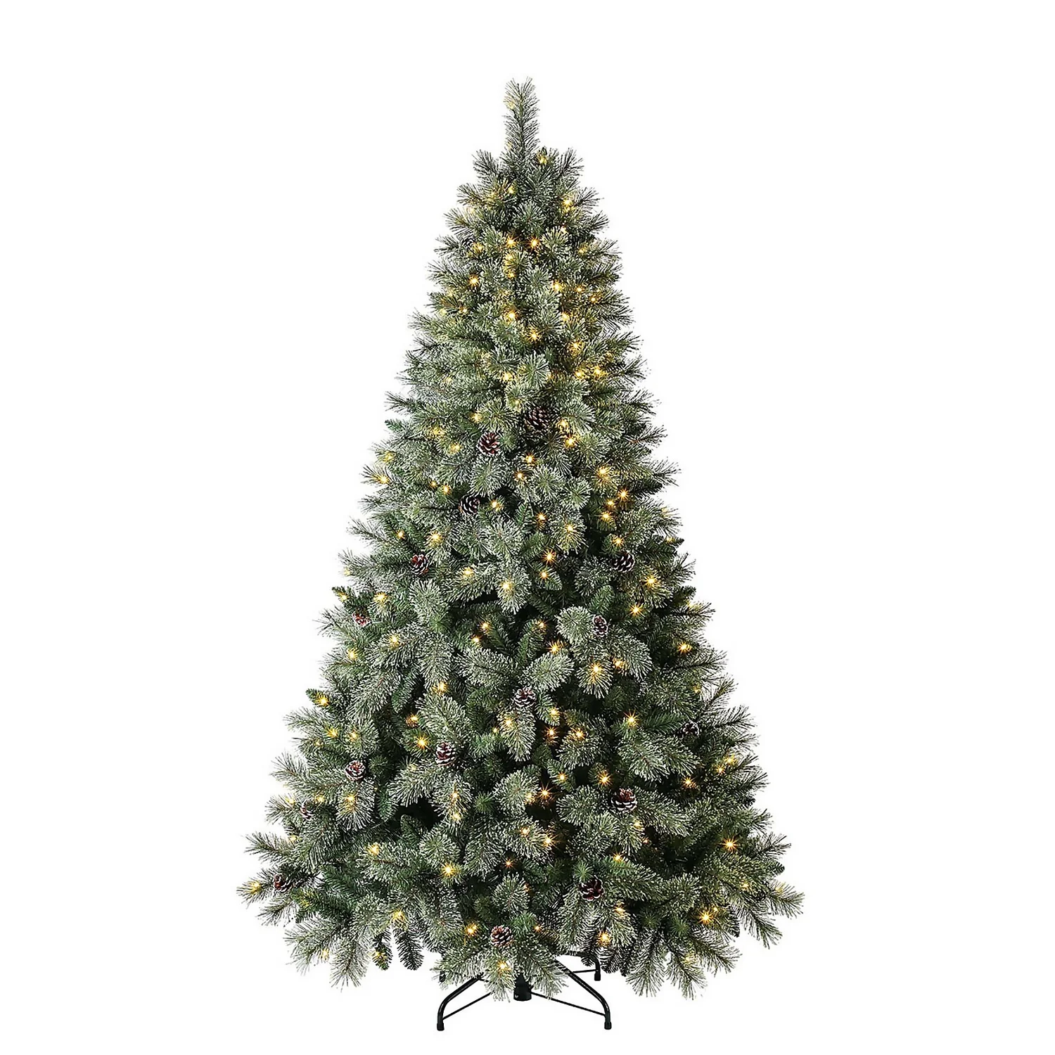 7ft Brecon Pine Pre-lit Premium Christmas Tree 1 7ft Brecon Pine Pre-lit Premium Christmas Tree