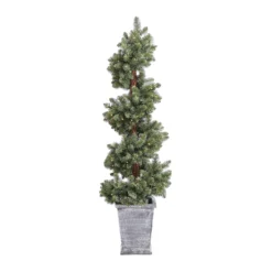 Yankee Candle Shop 24 5ft Spiral Pre-lit Potted Christmas Tree