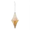 Glass Concertina Finial Hanging Christmas Tree Decoration