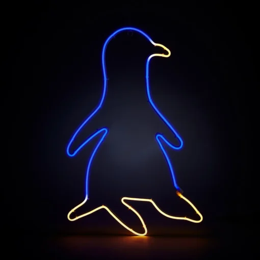 Neon Penguin Outdoor Christmas Light Decoration - 58cm 6 Neon Penguin Outdoor Christmas Light Decoration - 58cm -Yankee Candle Shop 12945697 1364987372928526