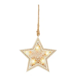Hanging Star Christmas Tree Decoration (Battery Operated)