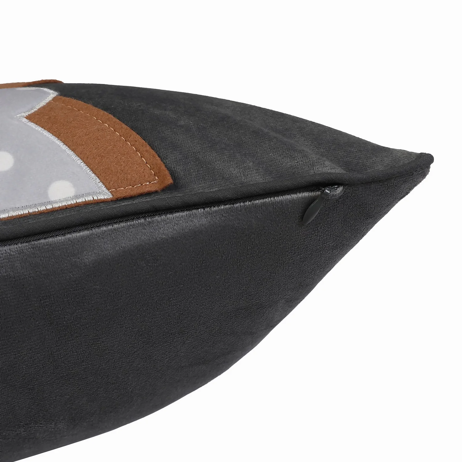 Reindeer Cushion With Pom Pom Nose - 45x45cm 3 Reindeer Cushion With Pom Pom Nose - 45x45cm - Image 3