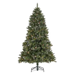 7ft Danube Premium Pre-lit Artificial Christmas Tree