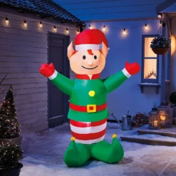 6ft Elf Christmas Inflatable