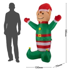 6ft Elf Christmas Inflatable -Yankee Candle Shop 13700642 6864966107954750