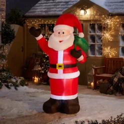 6ft Santa With Sack Christmas Inflatable