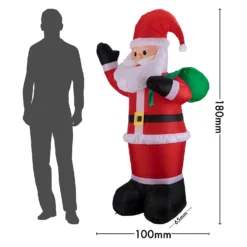 6ft Santa With Sack Christmas Inflatable -Yankee Candle Shop 13700643 6094966107968652