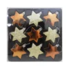 Refined Nature Stars Christmas Tree Decorations - Pack Of 9