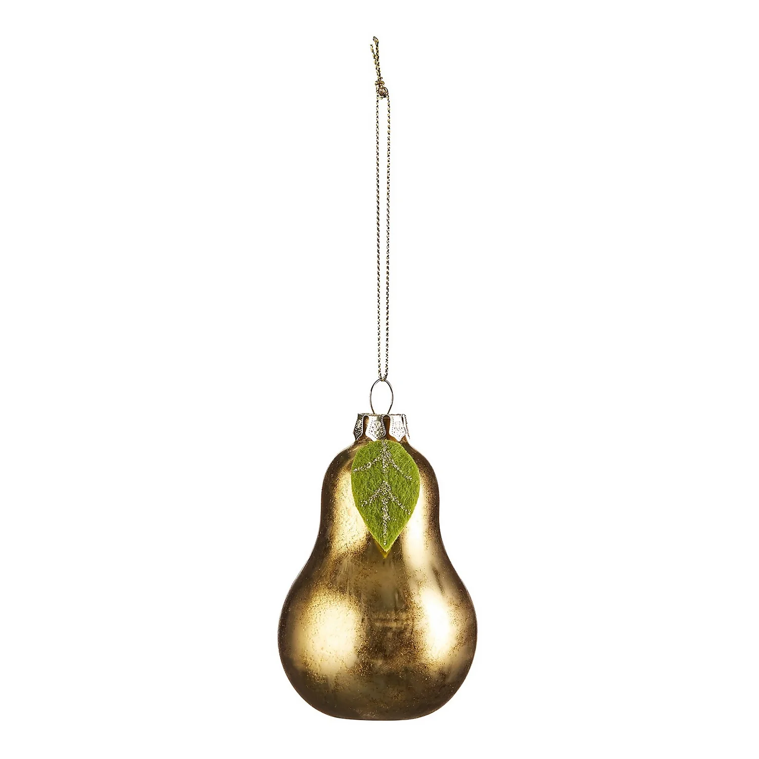 Festive Fruit Glass Christmas Tree Decoration Set - Pack Of 3 2 Festive Fruit Glass Christmas Tree Decoration Set - Pack Of 3 - Image 2