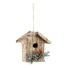 Wooden Birdhouse Christmas Tree Decoration