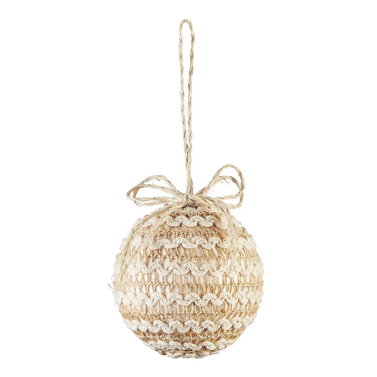 Natural String Christmas Tree Bauble - Assortment 1 Natural String Christmas Tree Bauble - Assortment